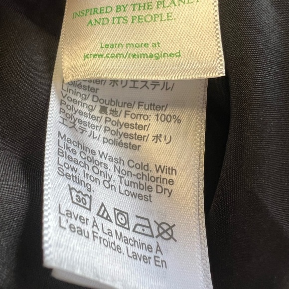 J Crew Classic Black Short Sleeve Dress - Picture 5 of 7